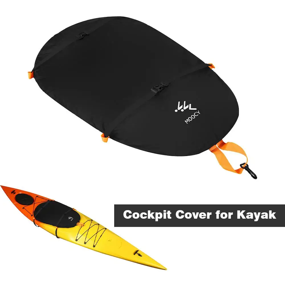 Sports Durable Double Stitched Waterproof Kayak Cockpit Cover Adjustable Seal Protector Ocean Accessories Blocking Outdoor