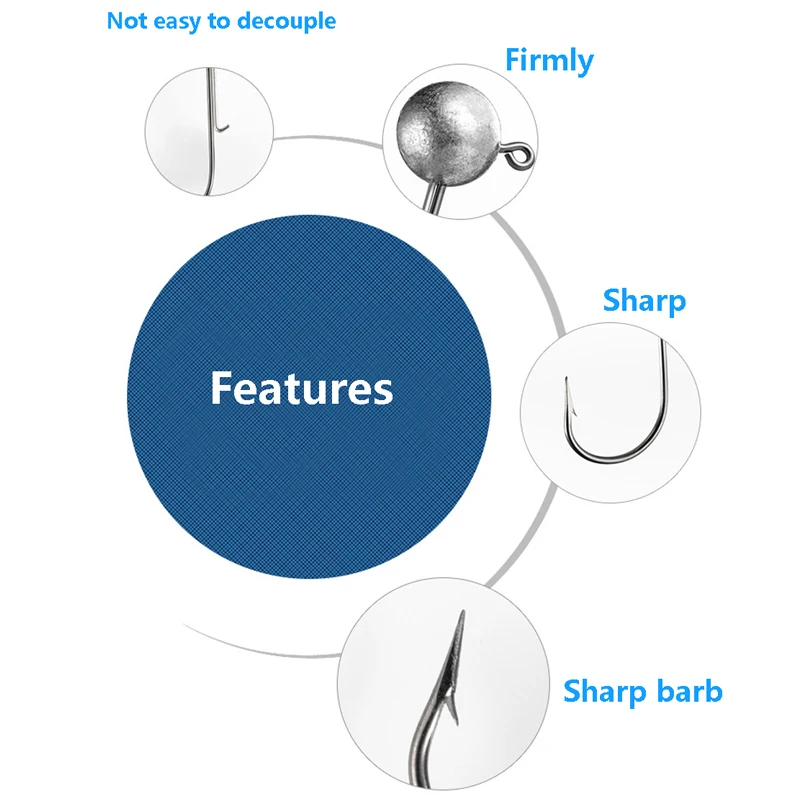 Round Ball Jig Hooks 4