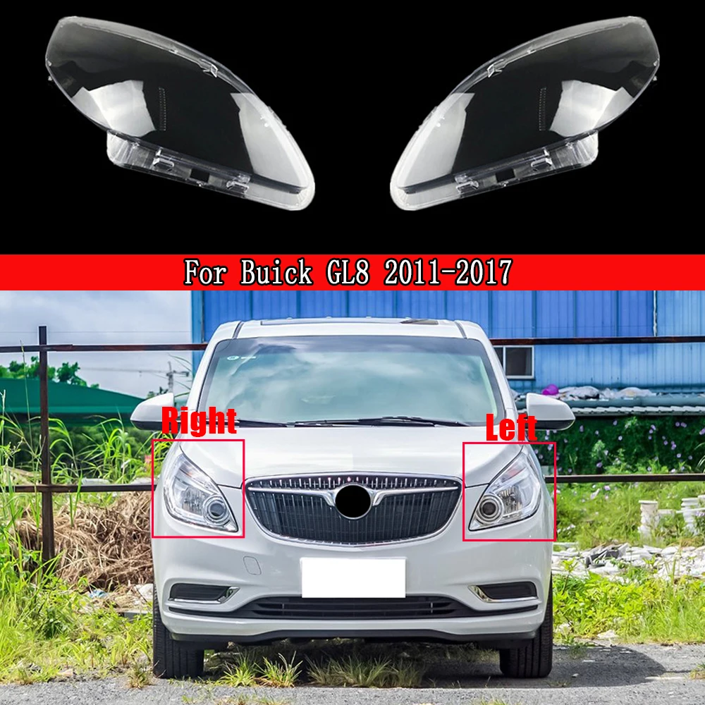 

Front Headlight Lens For Buick GL8 2011 2012 2013 2014 2015 2016 2017 Transparent Headlamp Cover Plexiglass Lampshade