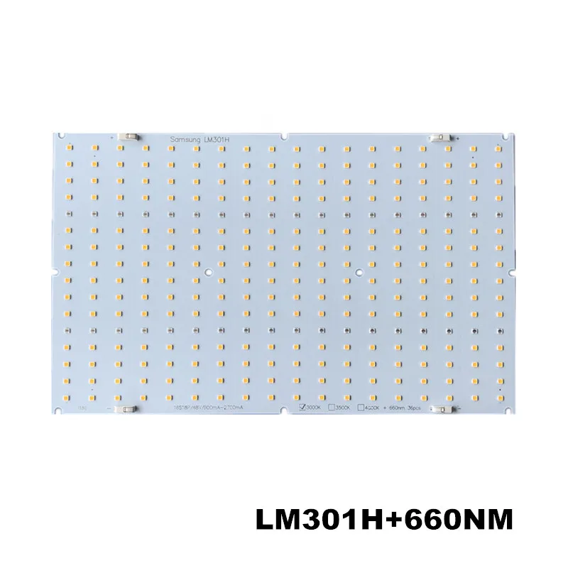 4pcs/pack Samsung QB288 lm301h quantum board grow led panel full spectrum 3000K 3500K 4000K mix 660nm UV IR