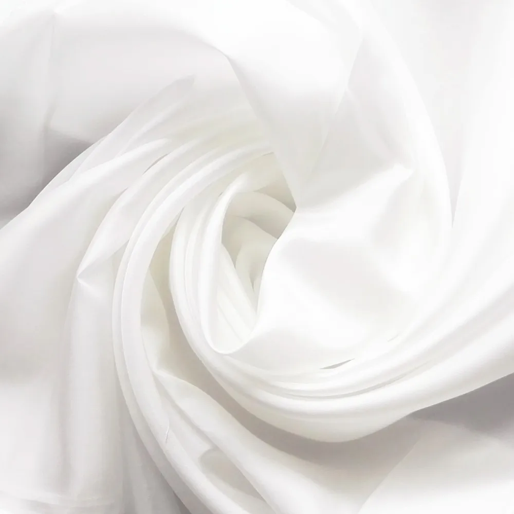 Nature White Undyed 100% Silk Habutai Fabric Pure Silk Lining Silk  Habotai Use for Women Dress Scarf DIY Painting