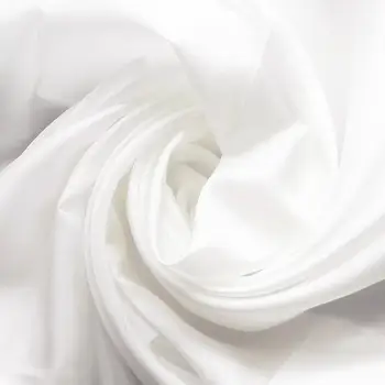 טבע לבן לא צבוע 100% משי Habutai בד טהור משי בטנה משי Habotai שימוש לנשים שמלת צעיף DIY ציור 8 best sales בד משי לבן - №2