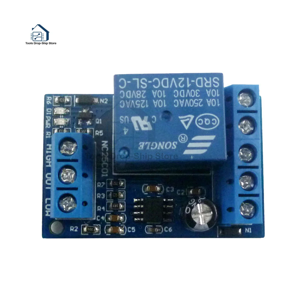 Imagem -04 - Bomba Despeje Água Controlador Automático dc 12v Sensor de Nível Líquido Interruptor Relé Módulo para o Tanque de Peixes do Motor Waterhouse Irriga em