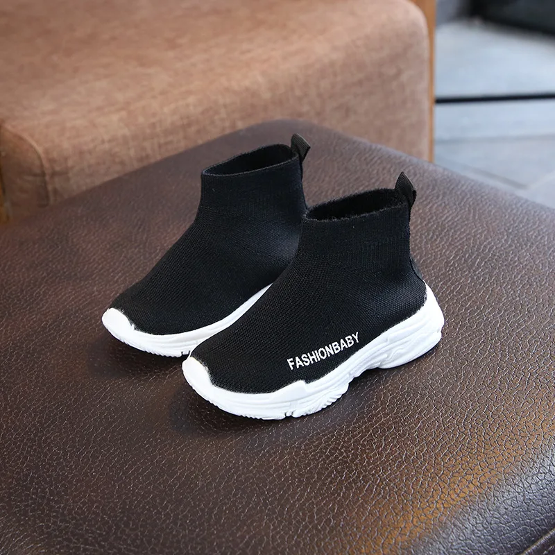 Autumn Summer Kids Sneakers Children Casual Shoes Slip-on Breathable Kids Socks Shoes Non-slip Snow Boots Boys Girls Sport Shoes