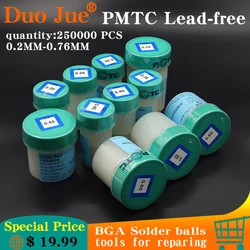 PMTC BGA lead-free solder balls 0.2-0.76 250000pcs Repair accessories