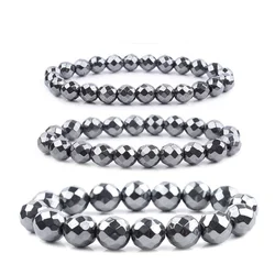Hematite Therapy Magnetic Bracelet Beads Health       Men’s Jewelry Women’s s
