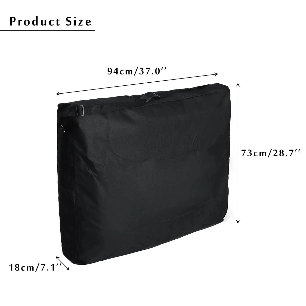 Foldable Carrying Bag for Massage Table Bed Sturdy Oxford Cloth Waterproof Storage Backpack for 180x70cm Beauty Bed Thicken Stor