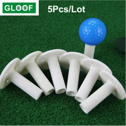 5 adet plastik Golf tee spor topu Tees tutucu dayanıklı Golf minderi eğitim uygulama aksesuarları 8 boyutları