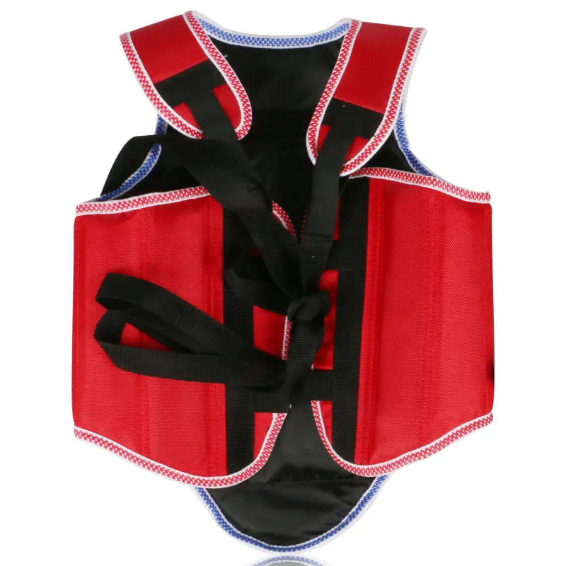 Chest Guard Boxing MMA Kickboxing Body Vest Protector Martial Arts WTF Reversible Rib Shield Taekwondo Target Training Uniform