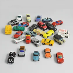 10pcs N Scale 1:150 Diorama Plastic Car Toys Model Miniature Metal Vehicle Architecture Birthday Gifts Or Collection