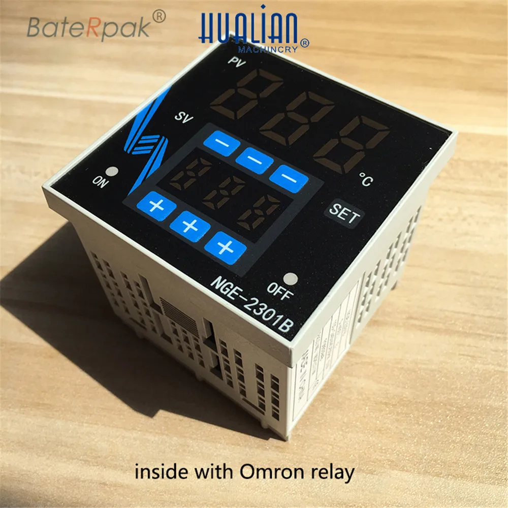 HUALIAN Continuous Sealing Machine 770/810/980/1010/1120 Temperature Controller NGE-2301A/B,BateRpak Band sealer parts