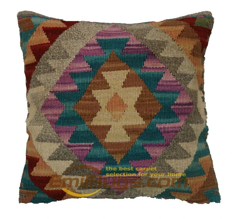 

knitted cushion Handmade Kilim Home Decor Handmade Hand Crafted Fine Sofa Chair Decor Wool Fancy Decorative