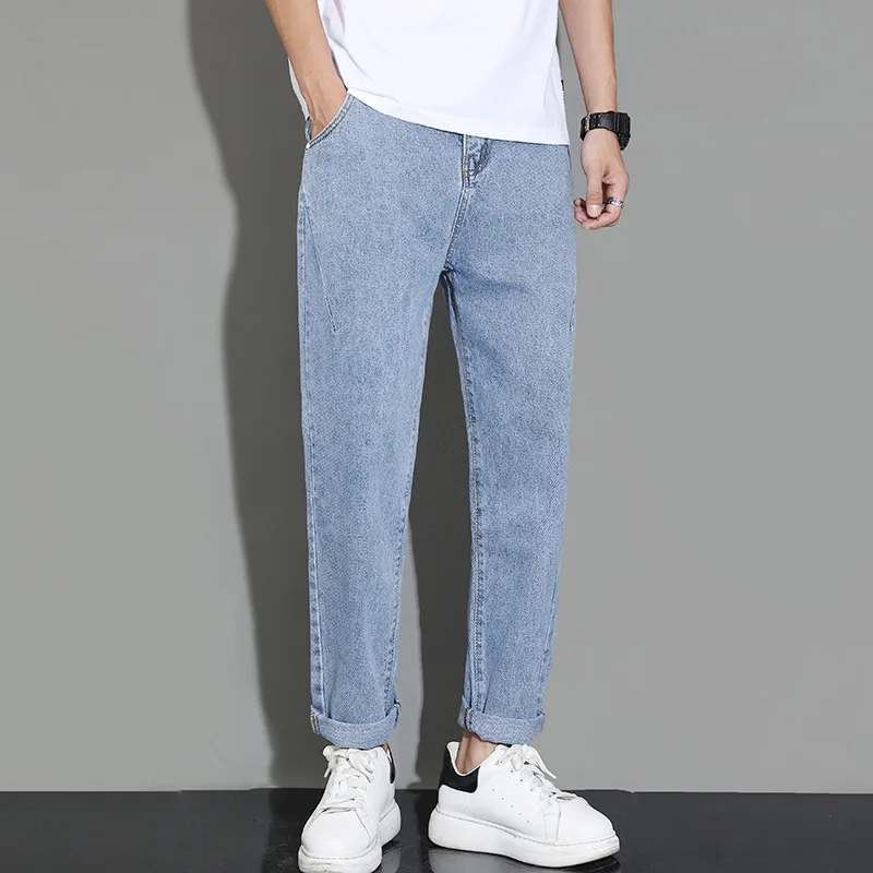 Ankle Length Baggy Jeans  Autumn Jogging Clothing Korea Style  Casual Loose Harem Pants Men Trousers  Jogger Nice