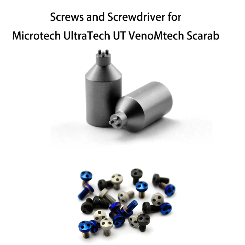 Parafusos de aço inoxidável cnc chave de fenda para mt microtec ultratech ut venomtech escaravelho faca diy rebite ferramenta remoção do prego 3