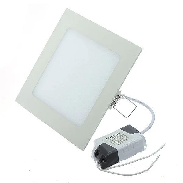 Ultra Thin LED Panel Downlight 3W 4W 6W 9W 12W15W 25W Square LED Ceiling Recessed Light AC85-265V LED Panel dimmable lamps