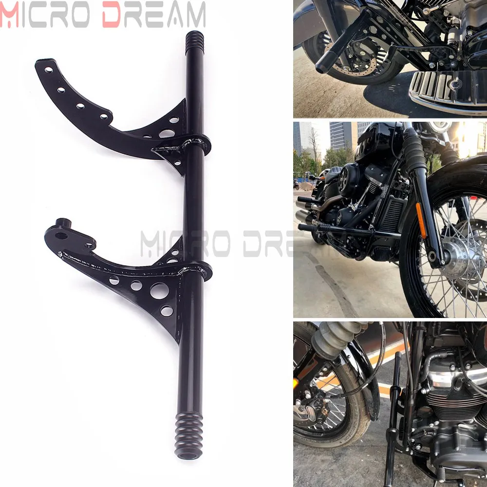 

Highway Peg Crash Bar Slider Protector For Harley Softail Slim FLSL Street Bob FXBB Low Rider 2018-Up Engine Bumpers Protection