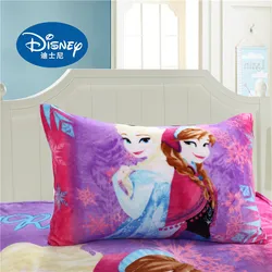 Disney Flanella Congelato elsa anna Bambini Federe 1pcs Del Fumetto Marie Copertura del Cuscino Decorativo PillowsCase Fodere Per Cuscini Regali