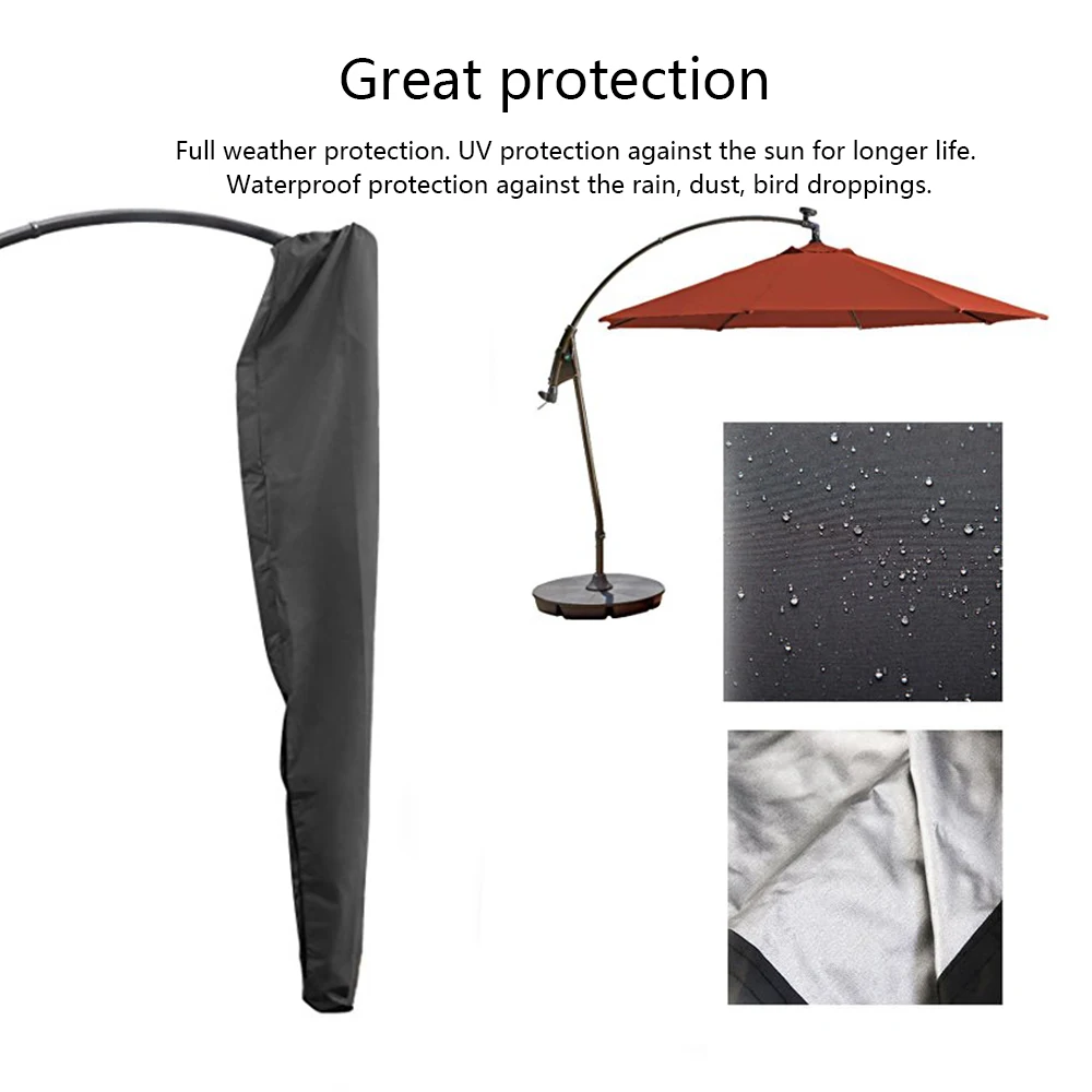 High Quality Patio Umbrella Cover Waterproof And Durable Offset Parasol Cantilever Patio Umbrella Cover