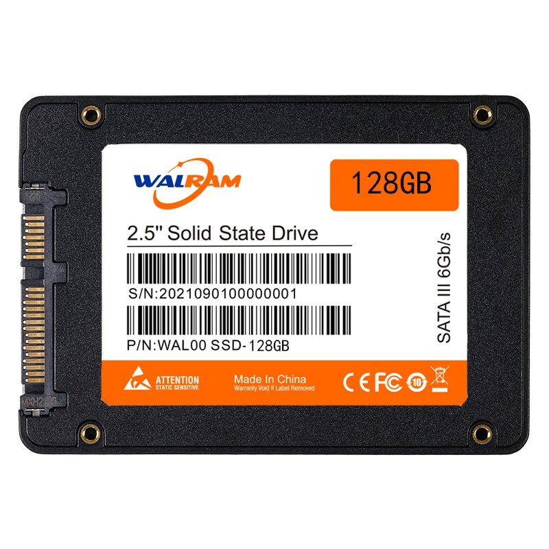 Lot De 4 SSD Internes 128 Go SATA III 2,5 Pouces - Parfait Pour PC Bureau