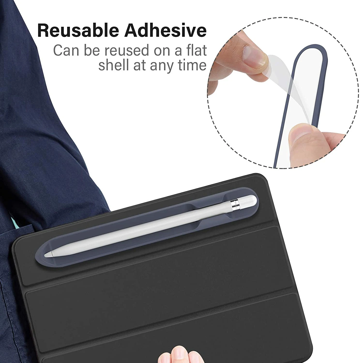 แม่เหล็กผู้ถือดินสอสำหรับ Apple ดินสอ2 1 iPad Organizer,สำหรับ iPad Pro 11,iPad Air 2020 8th อุปกรณ์เสริมดินสอ