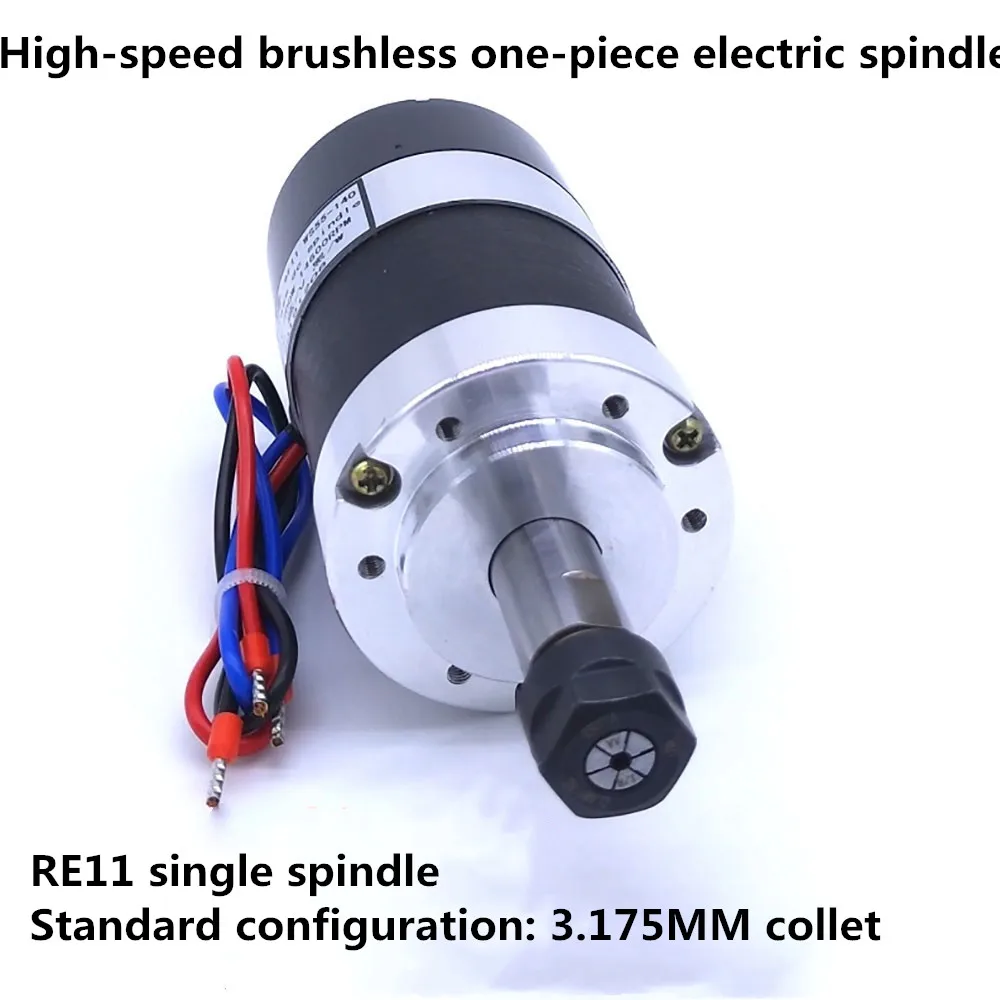 WS55-140 Brushless 300W High Speed Spindle DC36V 12000 Rpm 24 Hours MACH3 Engraving