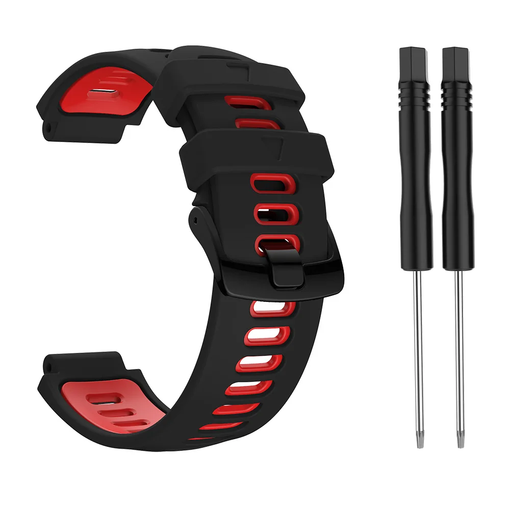 Силиконовый ремешок для Garmin Forerunner 235, сменные браслеты для Garmin Forerunner 220 230 235 630 620 S20 S5 S6