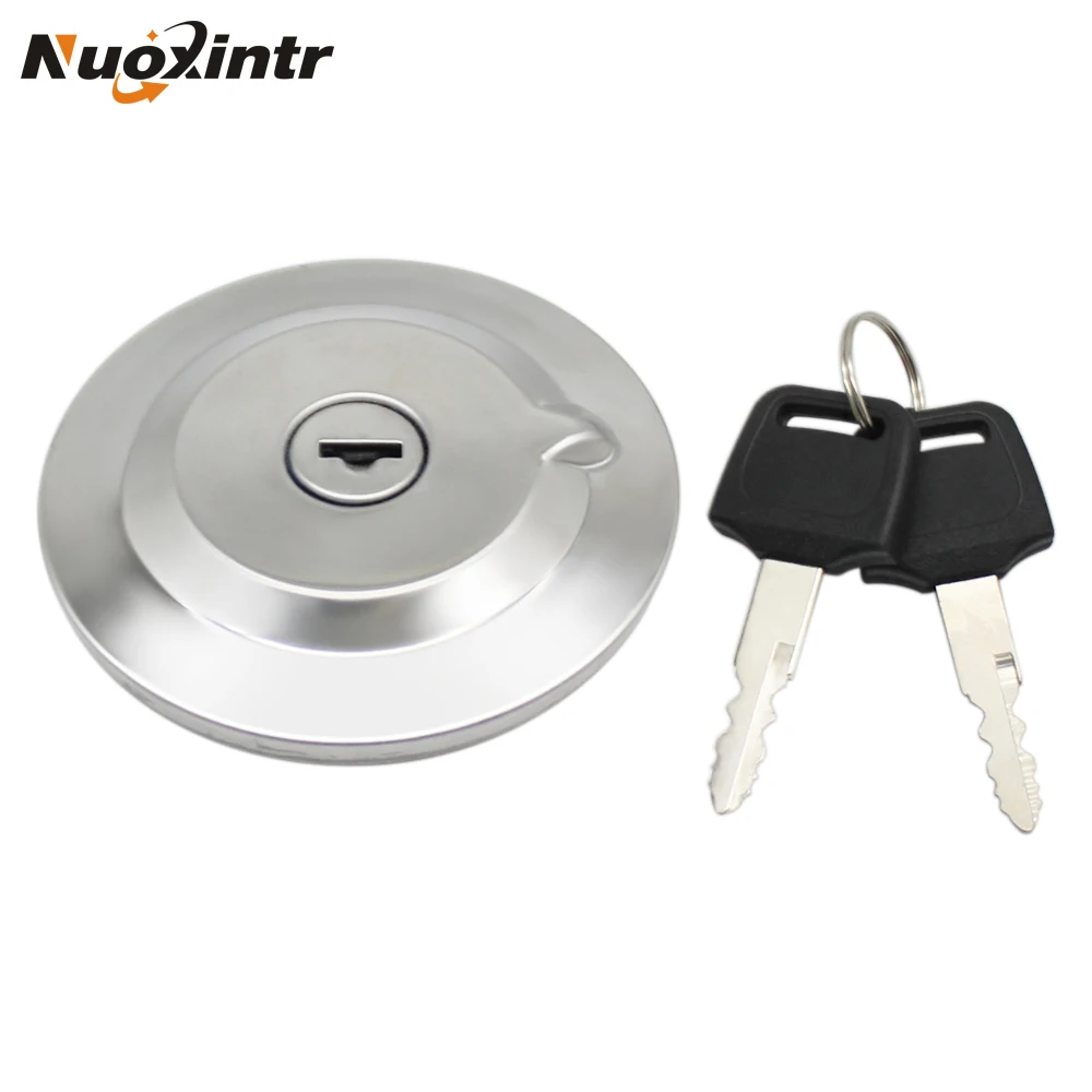 Nuoxintr Motorcycle Gas Tank Cap Lock Cover with Keys for Harley 750 500