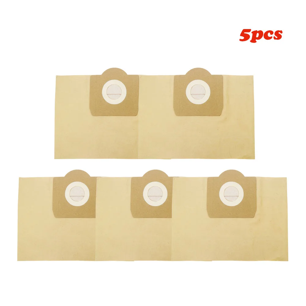 Bolsas de papel de filtro para aspiradora Karcher, A2204, A2656, WD3200, WD3300, Rowenta, RB88, RU100, RU101, 5 unidades