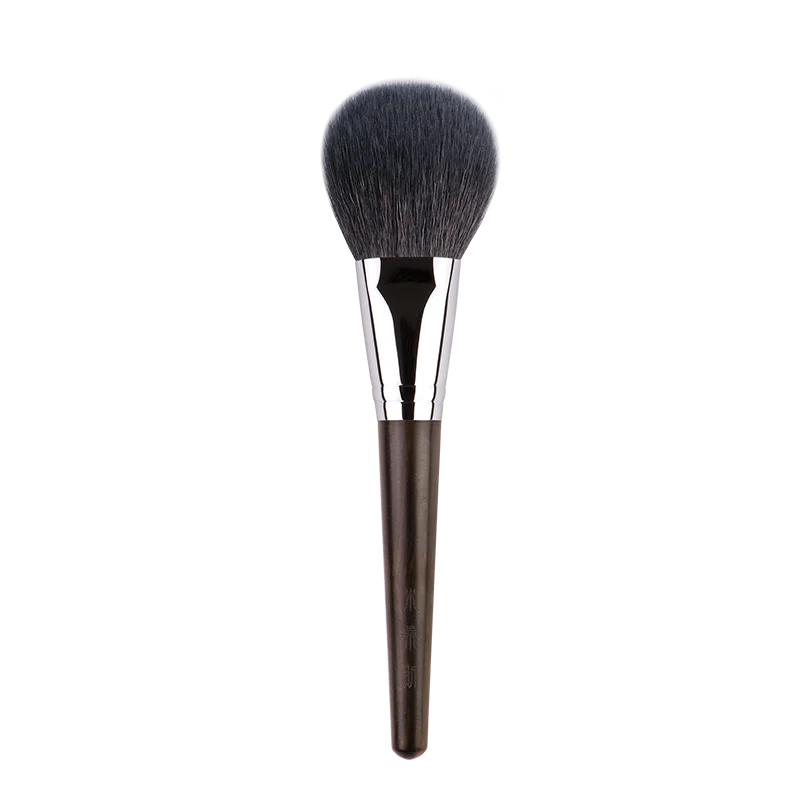 1pc High quality Pro Goat hair Face Powder Makeup brushes Powder Contour Make up brushes Ebony handle super soft exquisite