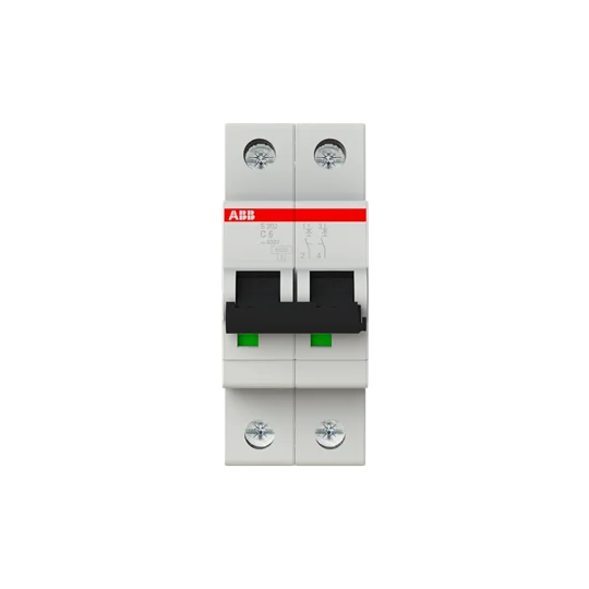 Miniature Circuit Breaker  S202-C6 10113637 2P | 6A | C | 6KA 2CDS252001R0064