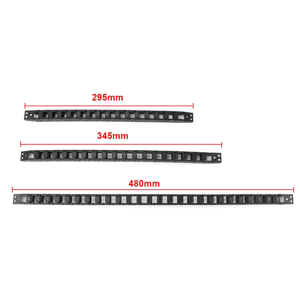 FYSETC Voron Switchwire Cable Chains Set Black Openning Type Wire Chains 10*11 295mm 345mm 480mm per Voron Switchwire