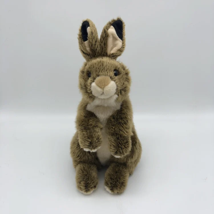 

Original Cute Brown Rabbit Simulative Animal Soft Stuffed Plush Toy Doll Birthday Gift Children Baby Girl Gift