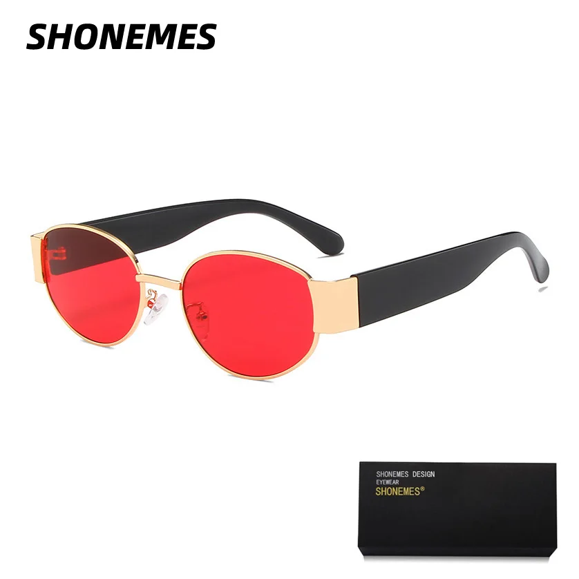

Vintage Oval Sunglasses Women Men's Shades Wide UV400 Outdoor Hip Hop Sun Glasses for Unisex Lentes De Sol