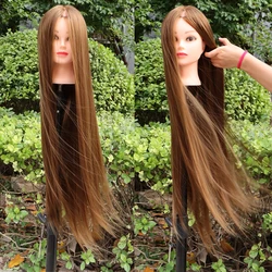 80cm Long Professional Head Dolls For Hairdresser 30Inch Synthetic Hair Mannequin For Hair Style Hairdressing hair For Dolls