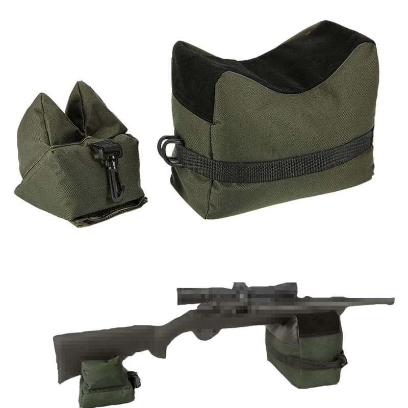 Tactical Sniper Shooting Bag Gun Front Rear Bag Target Stand Rifle Support Sandbag Bench Outdoor Tack Driver Hunting Rifle Rest