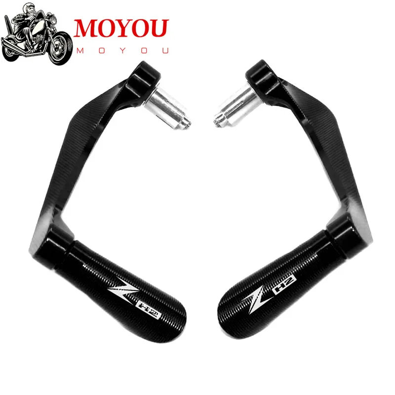 واقي مقابض مقبض للدراجات النارية باستخدام الحاسب الآلي ، رافعات فرامل مخلب ، واقي لكاواساكي Z H2 ZH2 Zh2 نينجا H2 R--ins ، 22ay #3