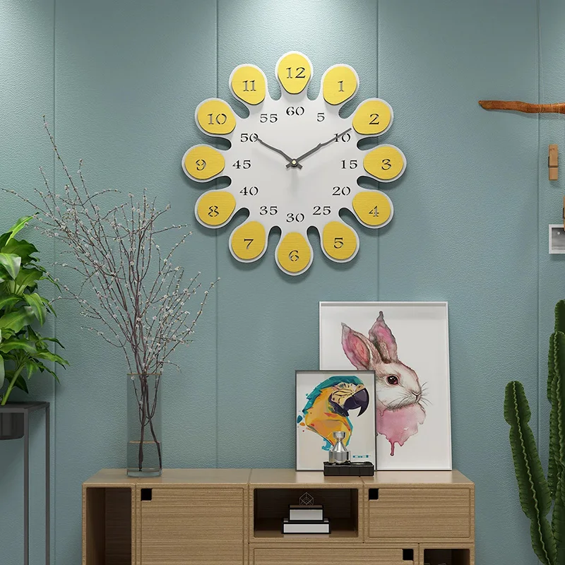 Creative  style special-shaped personality clock wall hanging home bedroom simple living room decoration wall clock