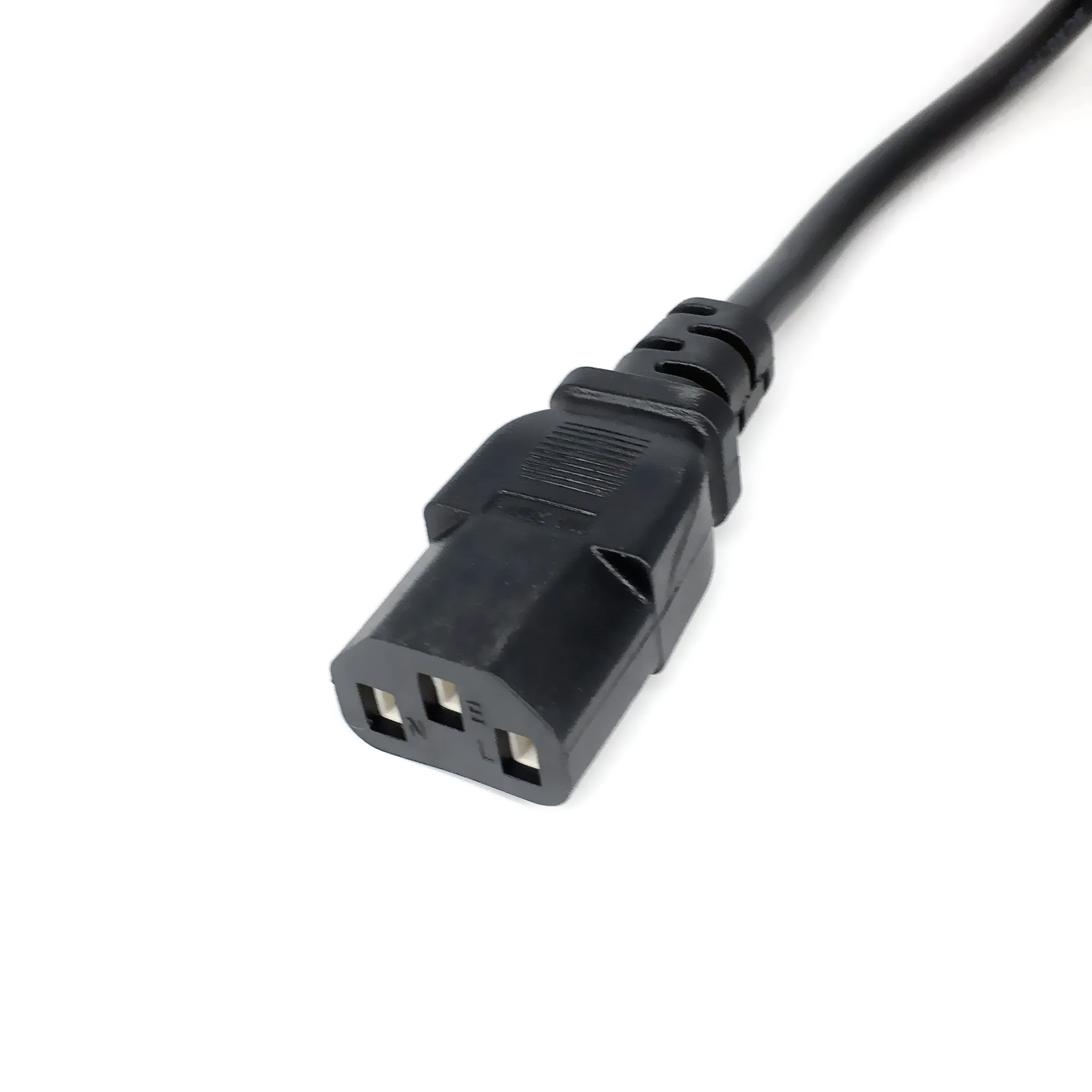 EU Power Cable Euro IEC C13 AC Power Extension Cord 1.2m 1.5m 1.8m 3*0.75mm For PC Computer Monitor PSU Antminer Printer LG TV