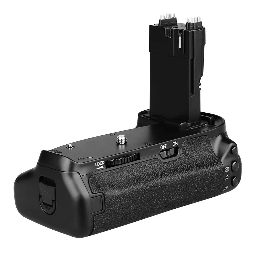 Mcoplus BG-70D Vertical Battery Grip Holder for Canon EOS 70D 80D 90D DSLR Camera Replacement as BG-E14