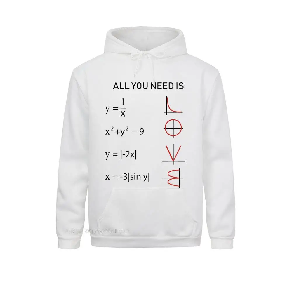 

All You Need Is Love Funny Casual TShirt Men Long Sleeve Fall Men Sportswear Math Novelty 100%Cotton Men Clothes Men Tops Tee