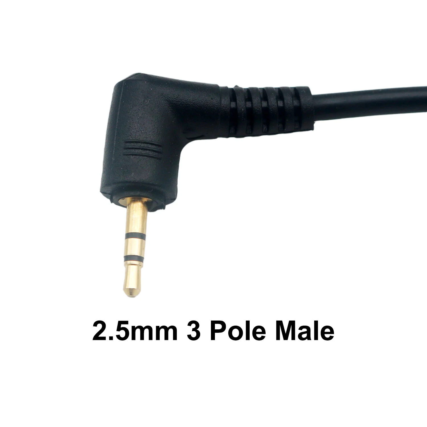 1pc 90 Degree Right Angle 3.5mm 4 Pole Male to 2.5mm 3 Pole Male Headset Stereo Audio Aux Extender Adapter Jack Cable 20cm