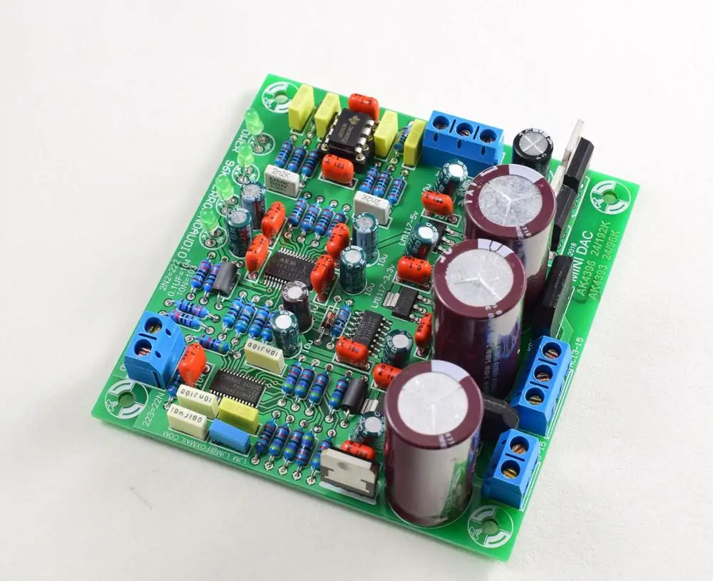 CS8416+AK4396+NE5532P DAC Decoder Board Kit Supports 24BIT/192KHZ New image 4