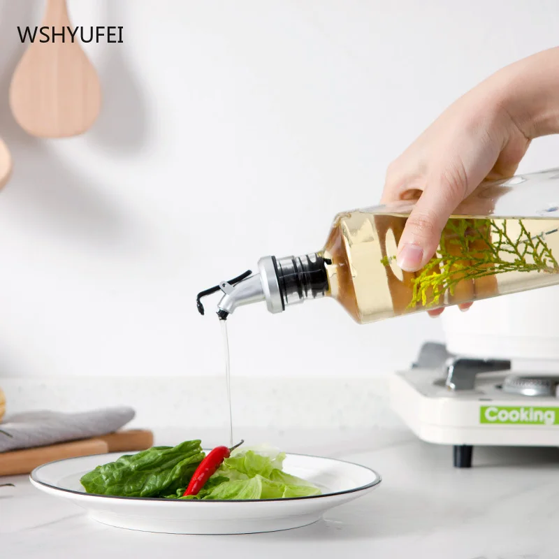 Creative oiler glass leak-proof soy sauce vinegar bottle set oiler vinegar bottle soy sauce vinegar bottle kitchen supplies