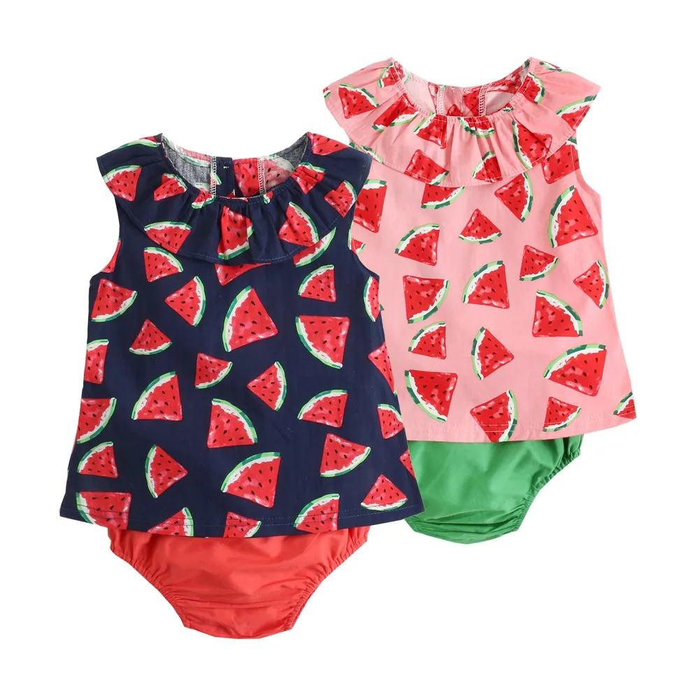 Sanlutoz Cotton Summer Baby Clothing Set Cute Toddler Tops + Shorts 2pcs Casual Baby Clothes