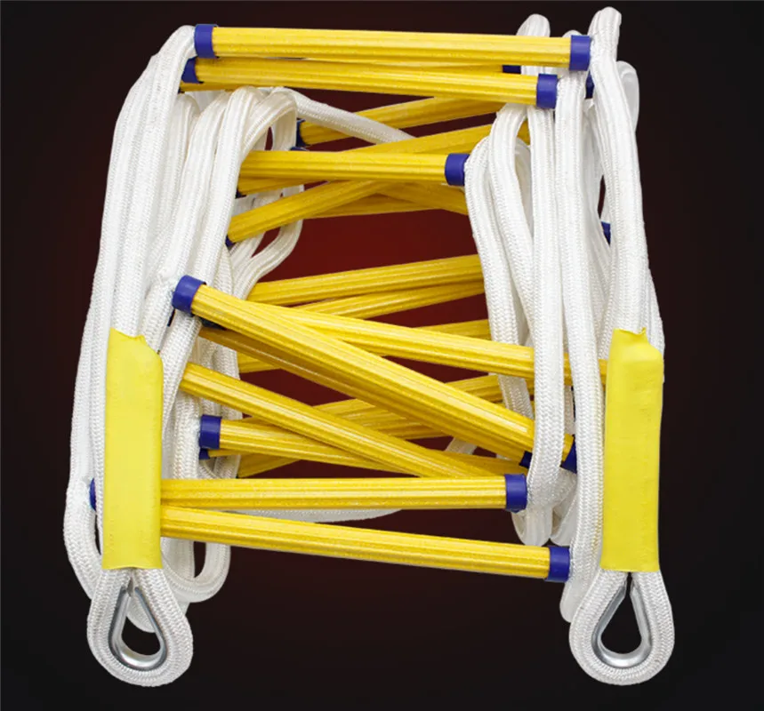 15M Rescue Rope Fire Escape Ladder Emergency Work Safety Response Fire Rescue Rock Climbing Aerial Work Rescue