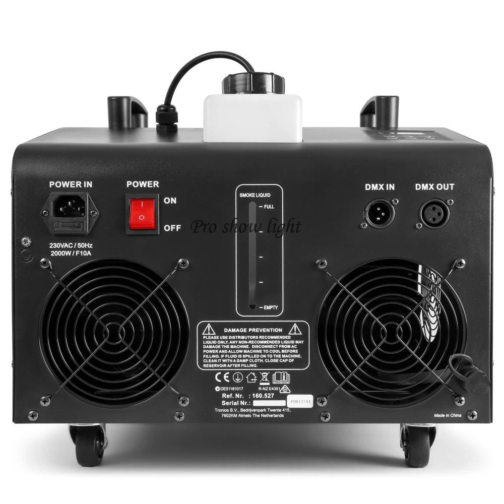 18X3W RGB 3IN1 LED Two Wheel Bubble Machine Stage Fog Machine DMX Control 1500W LED Effect Bubble Smoke Machine Dj Equipments