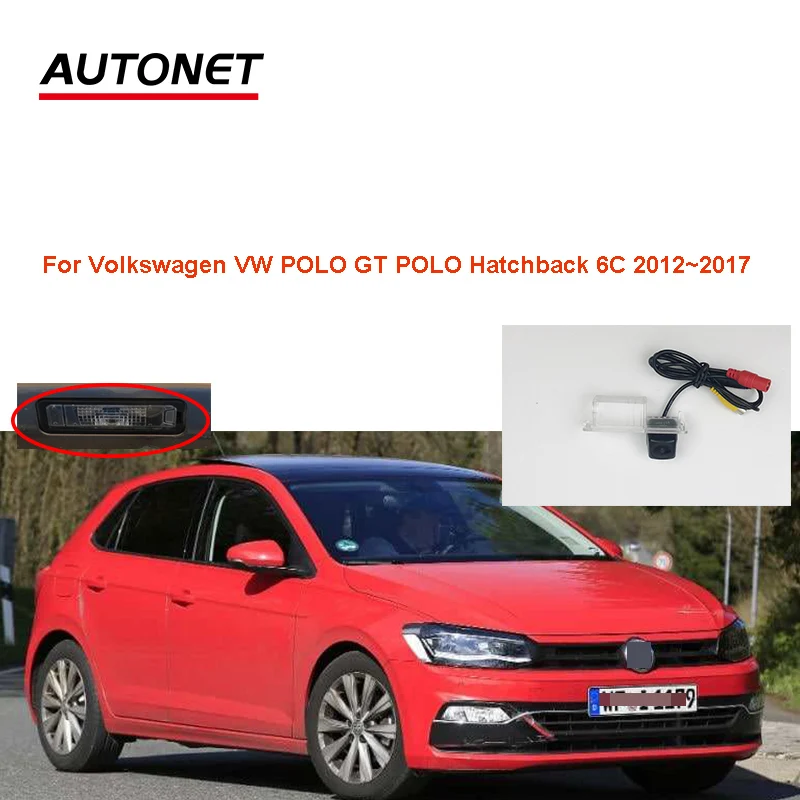 

Камера заднего вида для Volkswagen VW POLO GT POLO Hatchback, 6C, 2012 ~ 2017, камера заднего вида/номерной знак