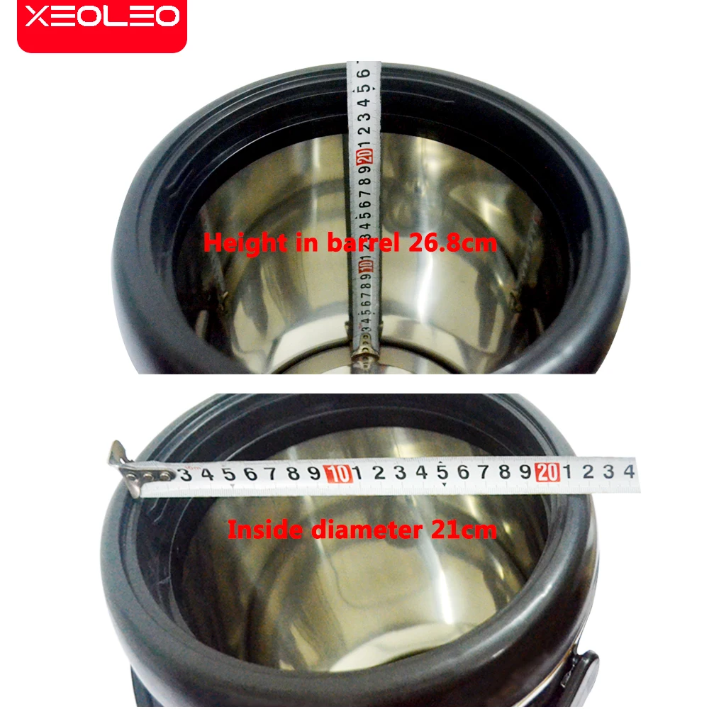 XEOLEO Bubble tea Buckets 8L Stainless steel Insulation barrel keep Temperature from -30 to 150 degree for about 4 hours 4 Color