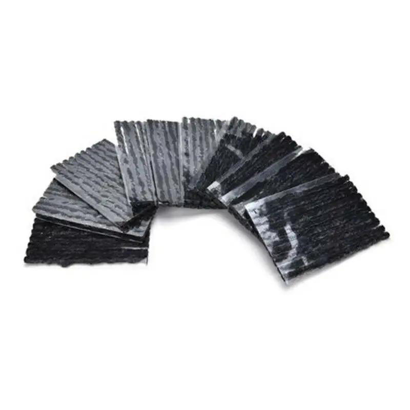 100PC Car Bicycle Tire Tubeless Tire Repair Rubber Strips Strings Kit for Trucks Motorcycle Tyre Puncture Emergency Plugs repair