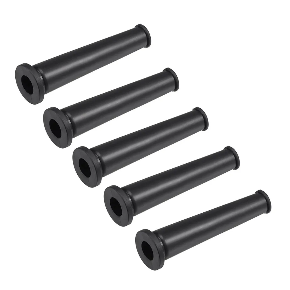 5Pcs copertura del bagagliaio del manicotto del cavo di protezione del filo di gomma nera per smerigliatrice angolare protezione del filo del cavo del trapano elettrico protezione del filo della barca